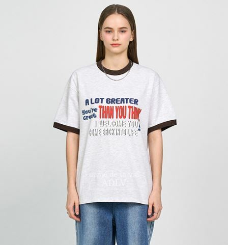 ACME DE LA VIE COLORS SCHEME SETUP 灰色 咖啡 短袖 短T ADLV-22SS-SSLCSS-BRN