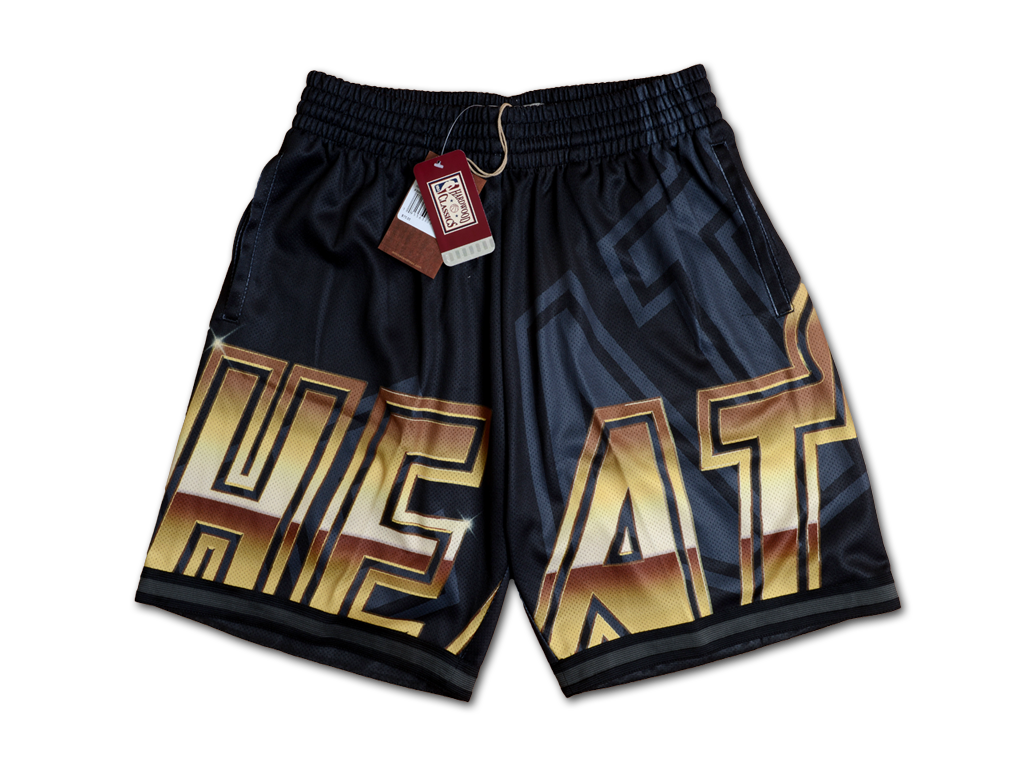 Mitchell & Ness 邁阿密熱火隊 Big Face 4.0 球褲