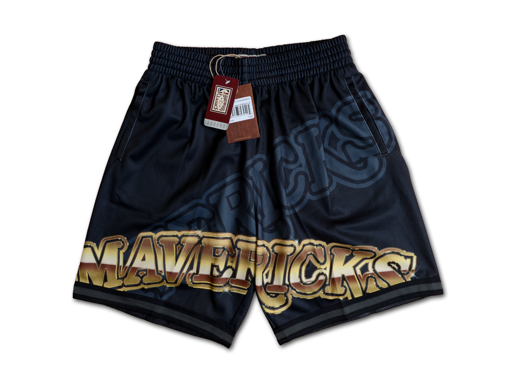 Mitchell & Ness 達拉斯獨行俠隊 Big Face 4.0 球褲