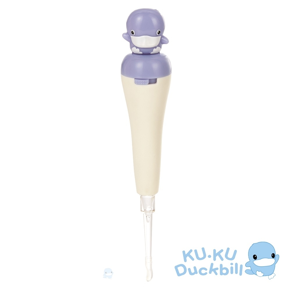 KUKU 嬰幼兒造型夜光耳扒 藍色