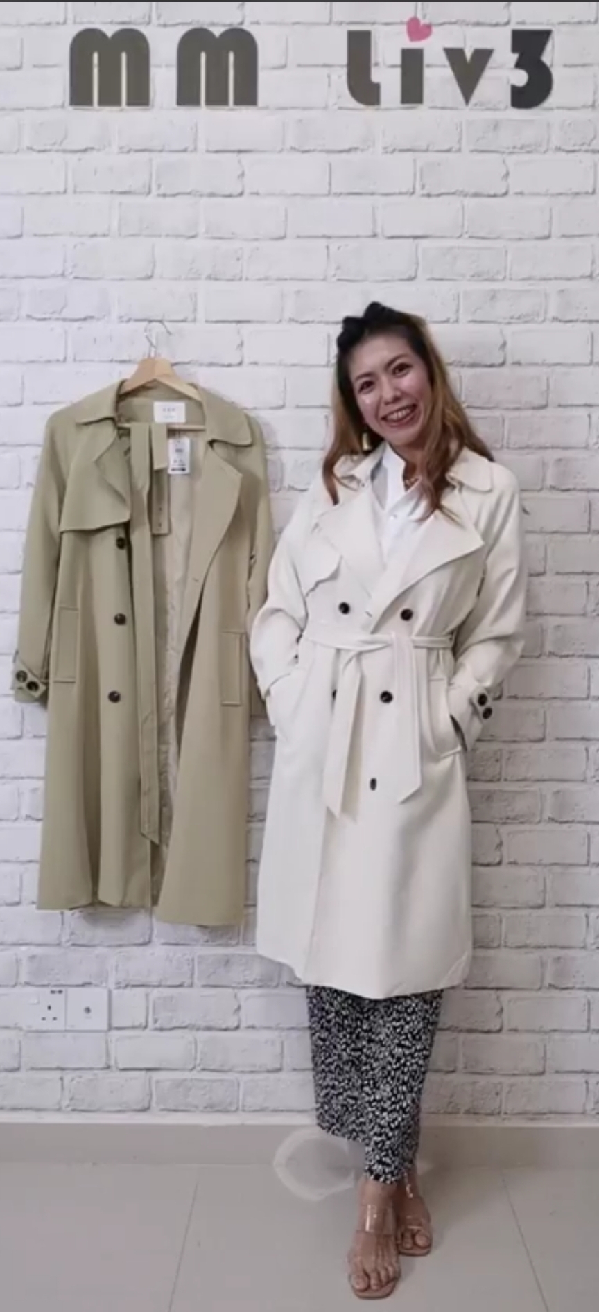#️⃣3006 RM259 🇹🇼雙排扣風衣 👉B:112cm👈