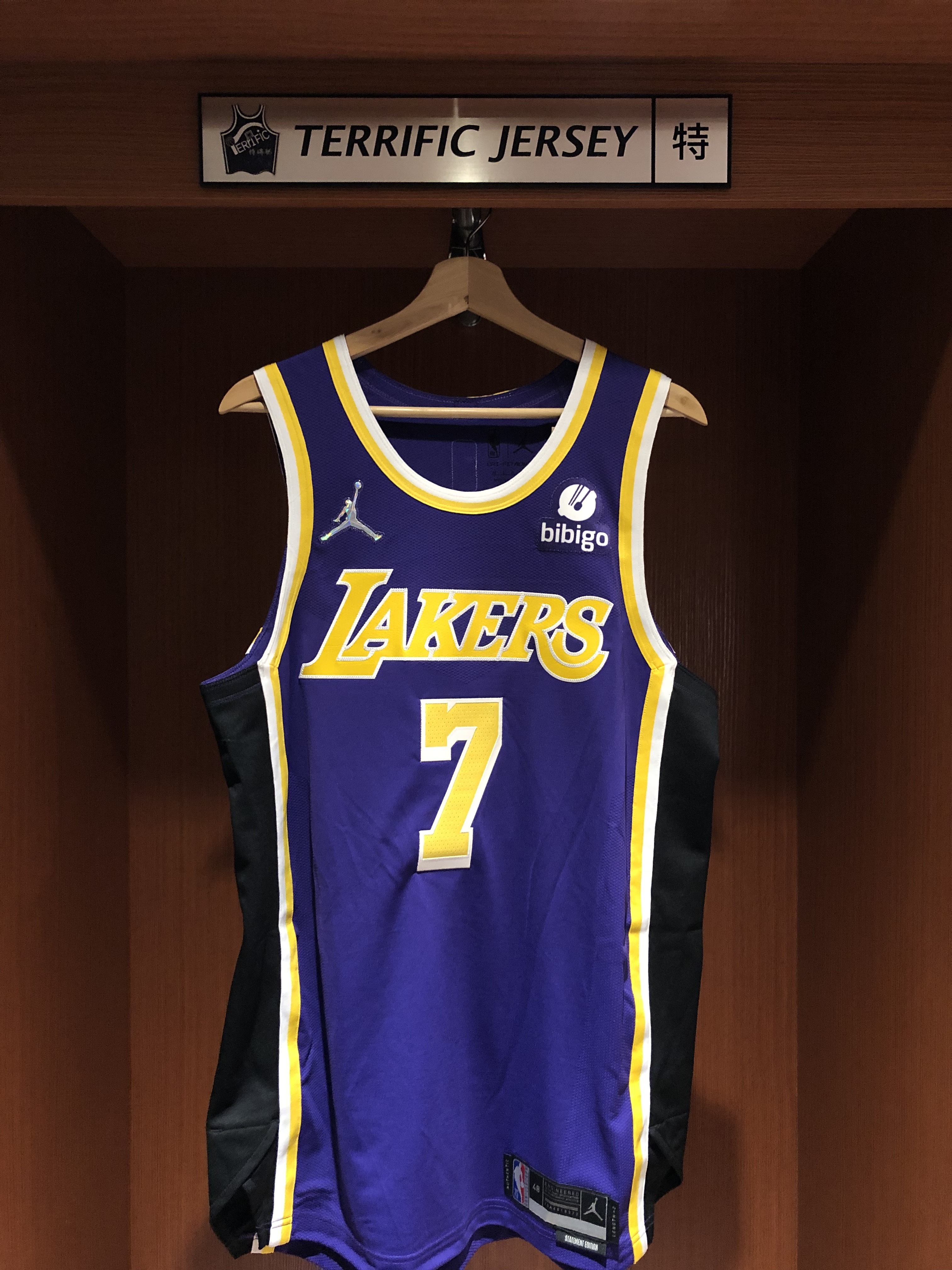 NBA球衣 Carmelo Anthony 洛杉磯湖人紫 75周年 鑽石標 Statement Jordan Authentic 球員版 電繡 含贊助商標 全新