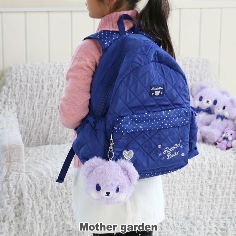 【日本Mother Garden】Rosette Bear (證件套/證件鑰匙圈)-經典款