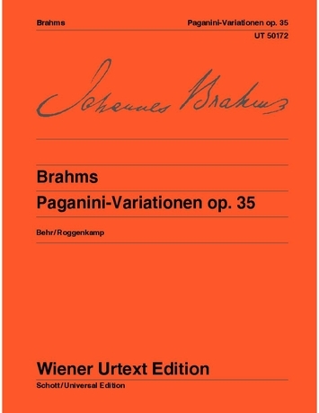 《Brahms: Paganini Variations, op. 35》