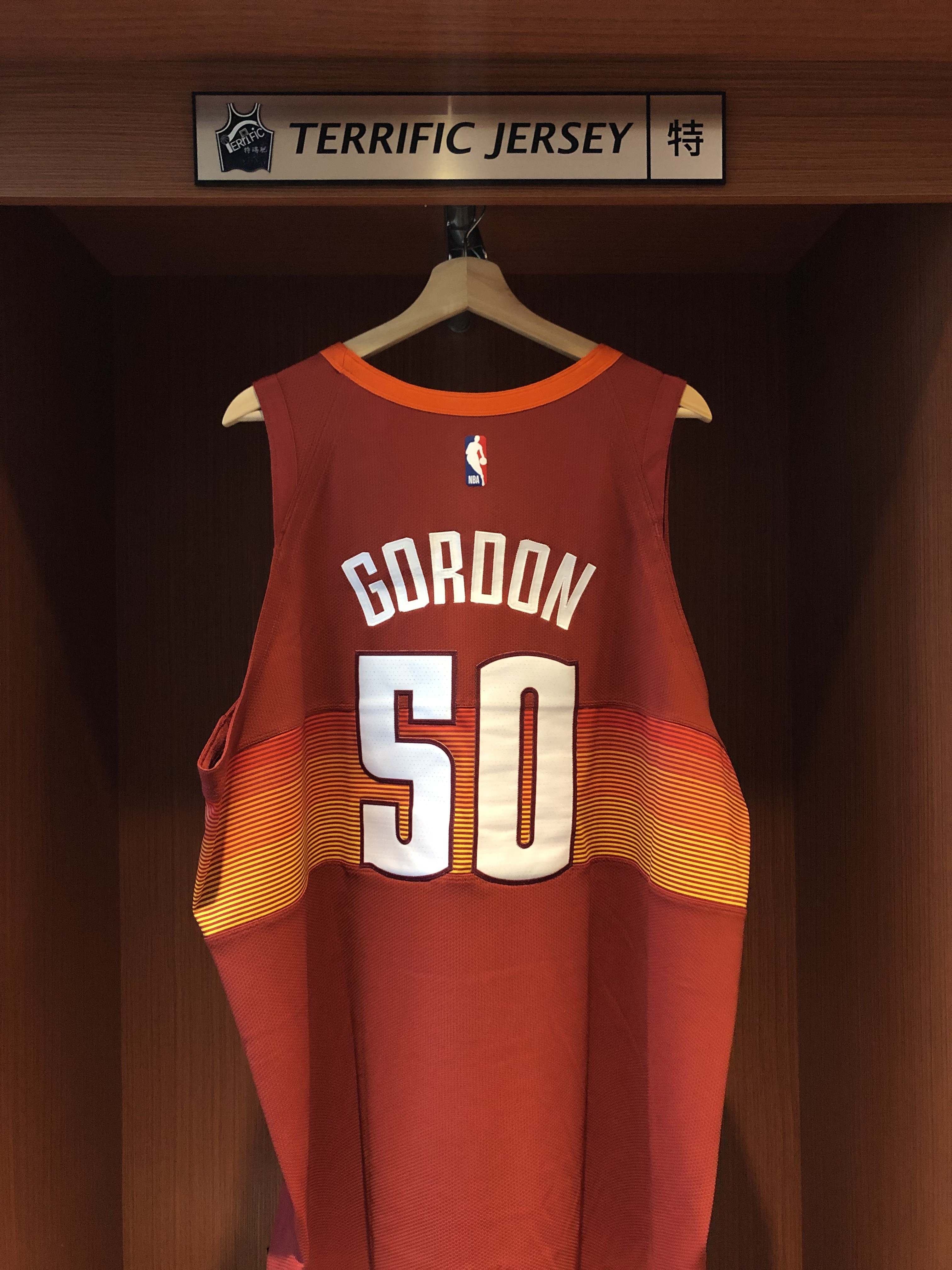 NBA球衣 Aaron Gordon 丹佛金塊城市 City Nike Authentic 球員版 電繡 含贊助商標 全新 染色瑕疵