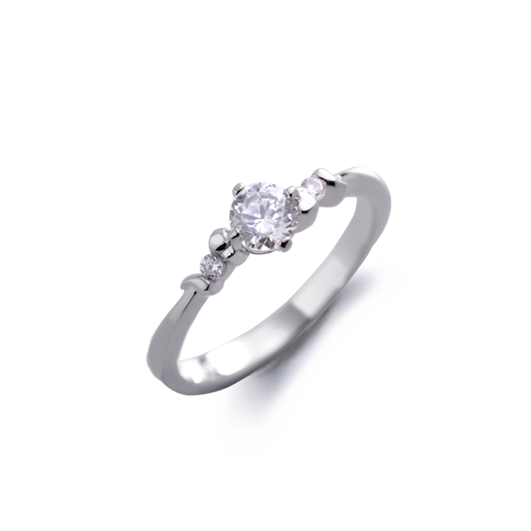 公主寶石 純銀戒指