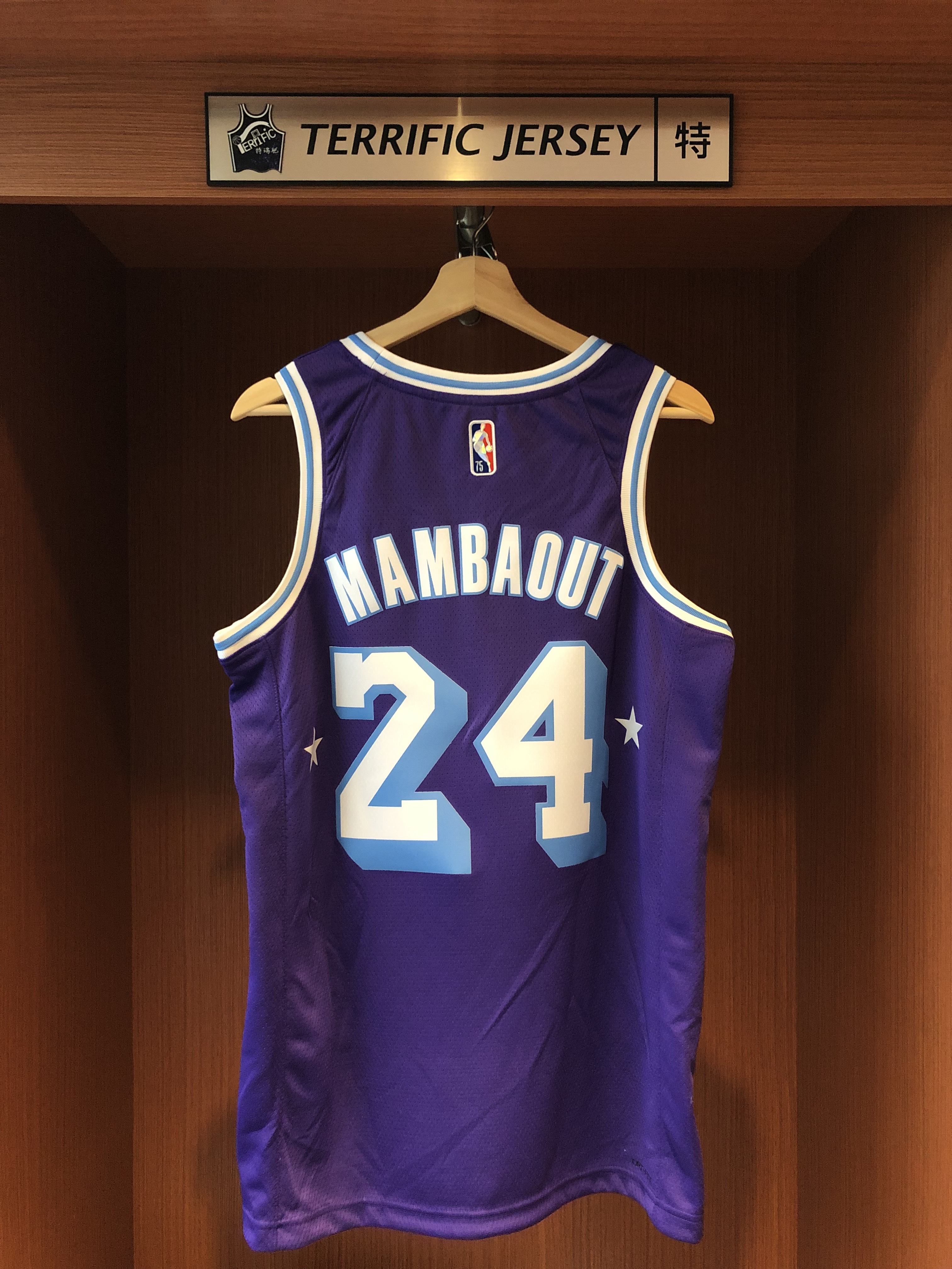 NBA球衣 Kobe Bryant Mamba Out 洛杉磯湖人城市 75周年 鑽石標 City Nike Swingman 球迷版 熱轉印 全新