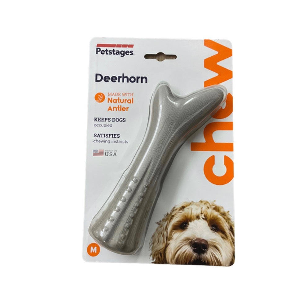 Petstages 益智狗玩具 - 鹿角 (M) (7" x 1.7")