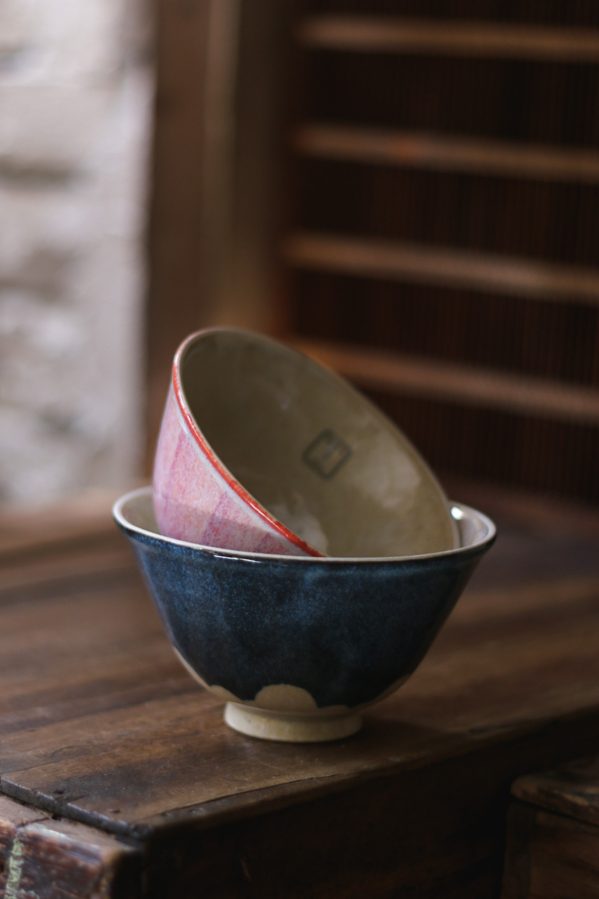 六魯Blut's rokuro 富士山夫妻碗