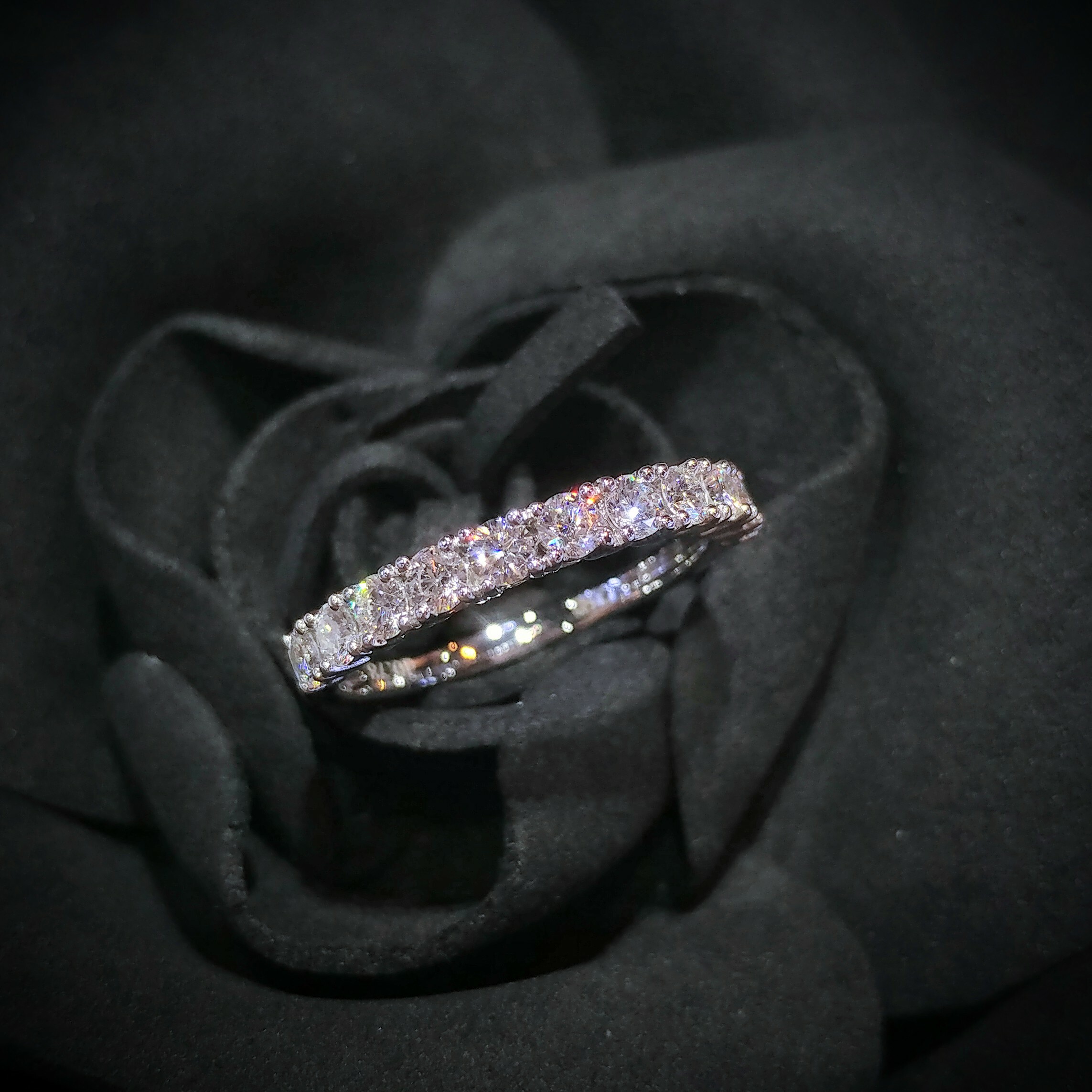 18K White Gold 0.78ct Diamond Ring