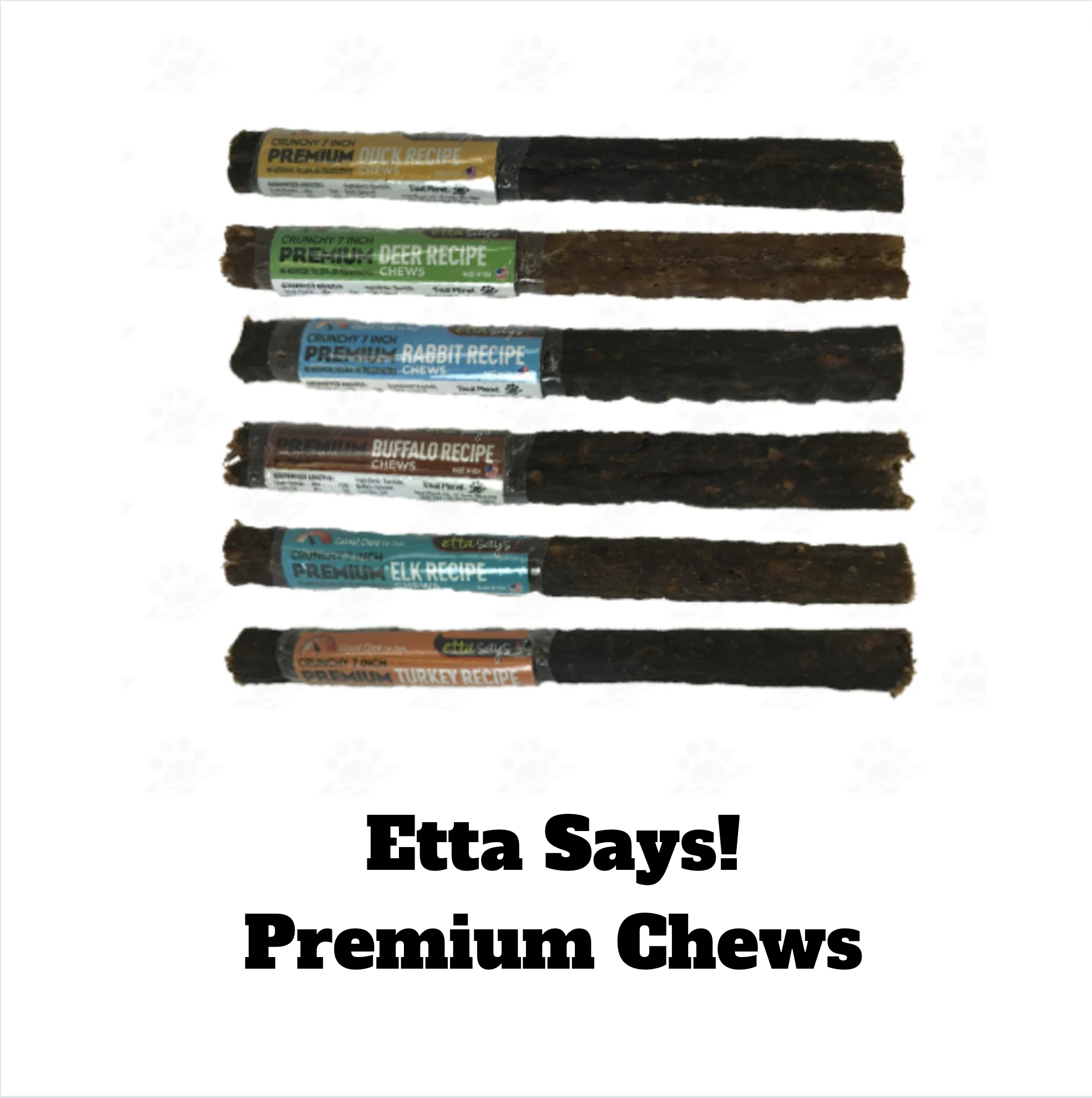 Etta Says! Premium 輕微硬身條狗小食 7in