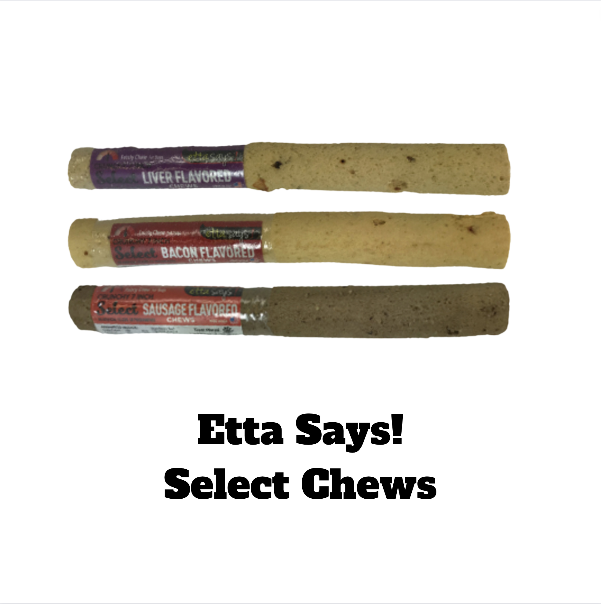 Etta Says! Select 中等硬身條狗小食 7in