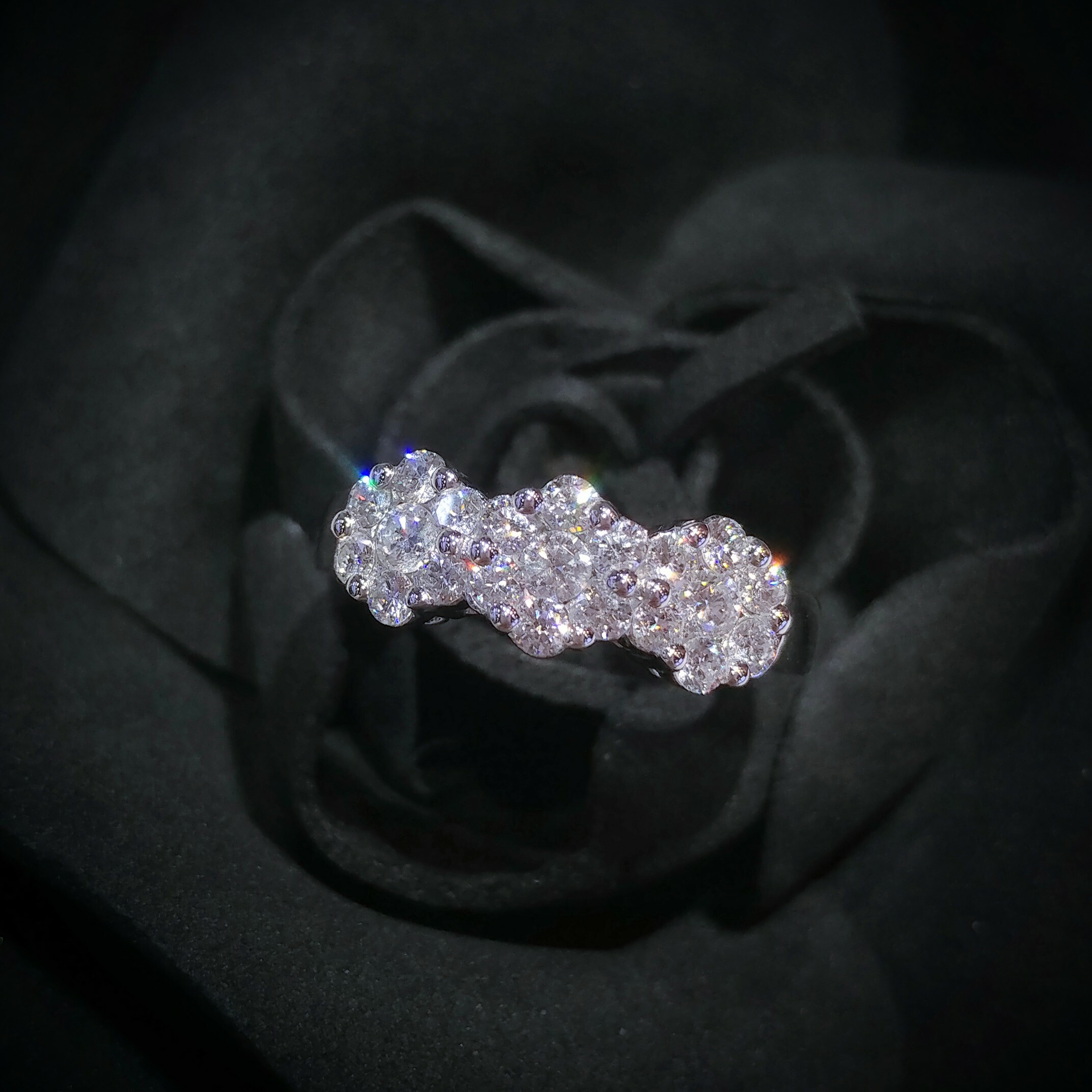 18K White Gold 0.83ct Diamond Ring