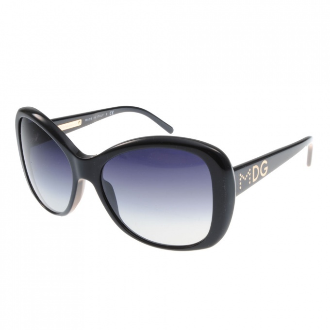 【DOLCE&GABBANA】DG4108 5018G 義式時尚典藏華麗蝶型大框太陽眼鏡