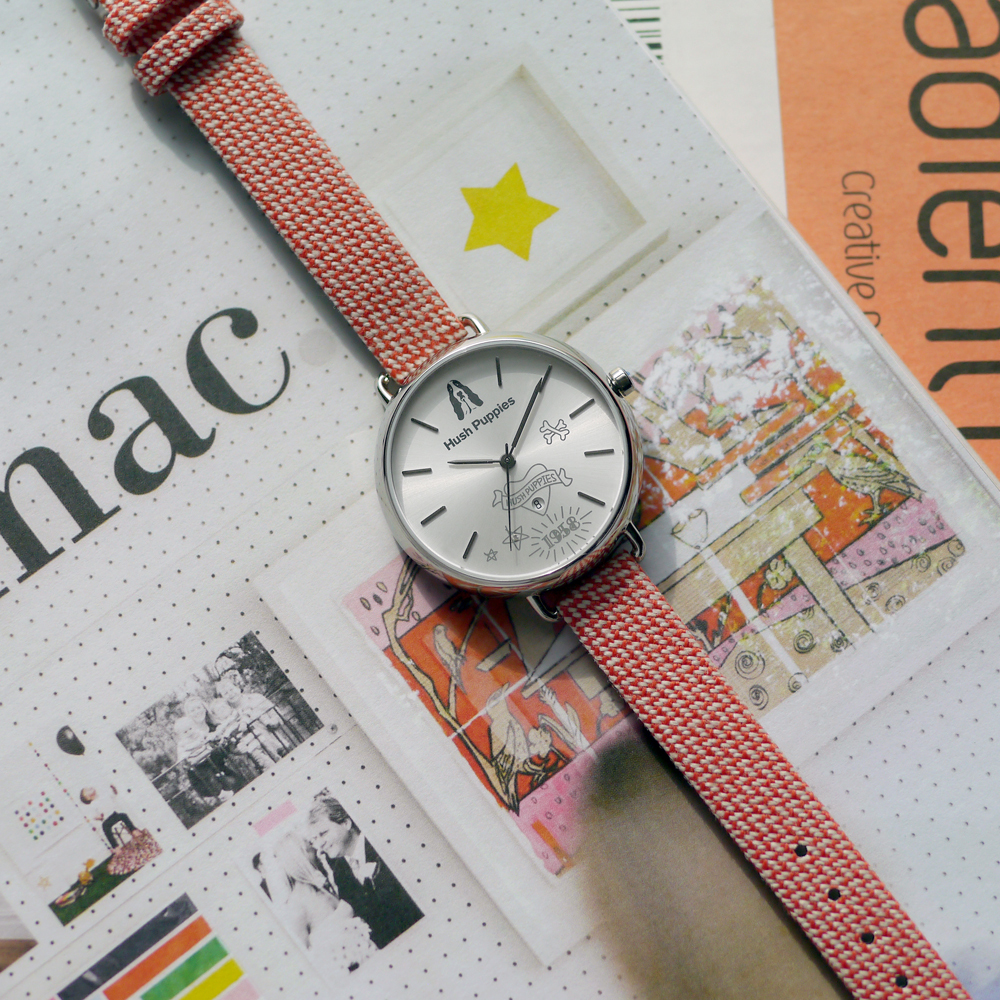 Orbz 手繪風格休閒女錶