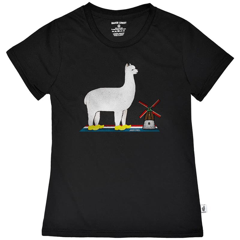Alpaca in Holland 女版短袖T恤