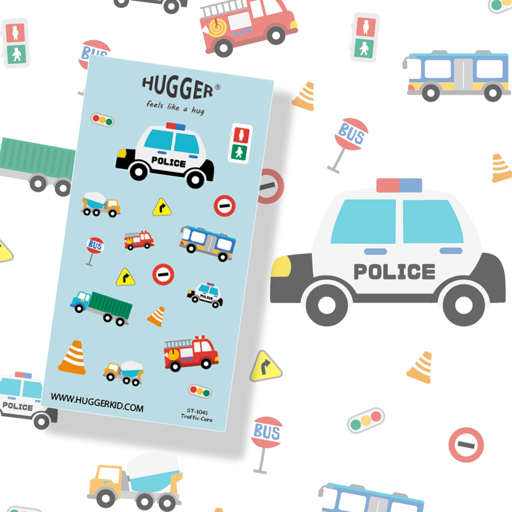 Children Stickers, Traffic Cars