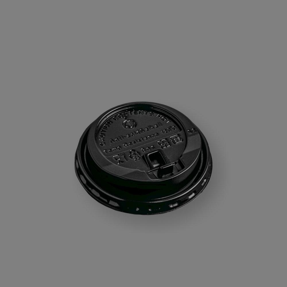 PP可掀凸蓋-JC 80口徑 黑色
