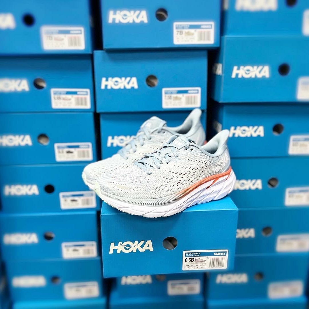 Hoka One One Clifton 8 “Baby Blue” 女裝EU36.6/37.3/38