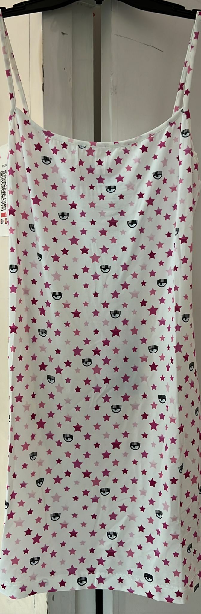 [S] CHIARA FERRAGNI STAR STRAP DRESS 72CBO911-914, WHITE, JS094-003 [FINAL SALE] (SCF62)