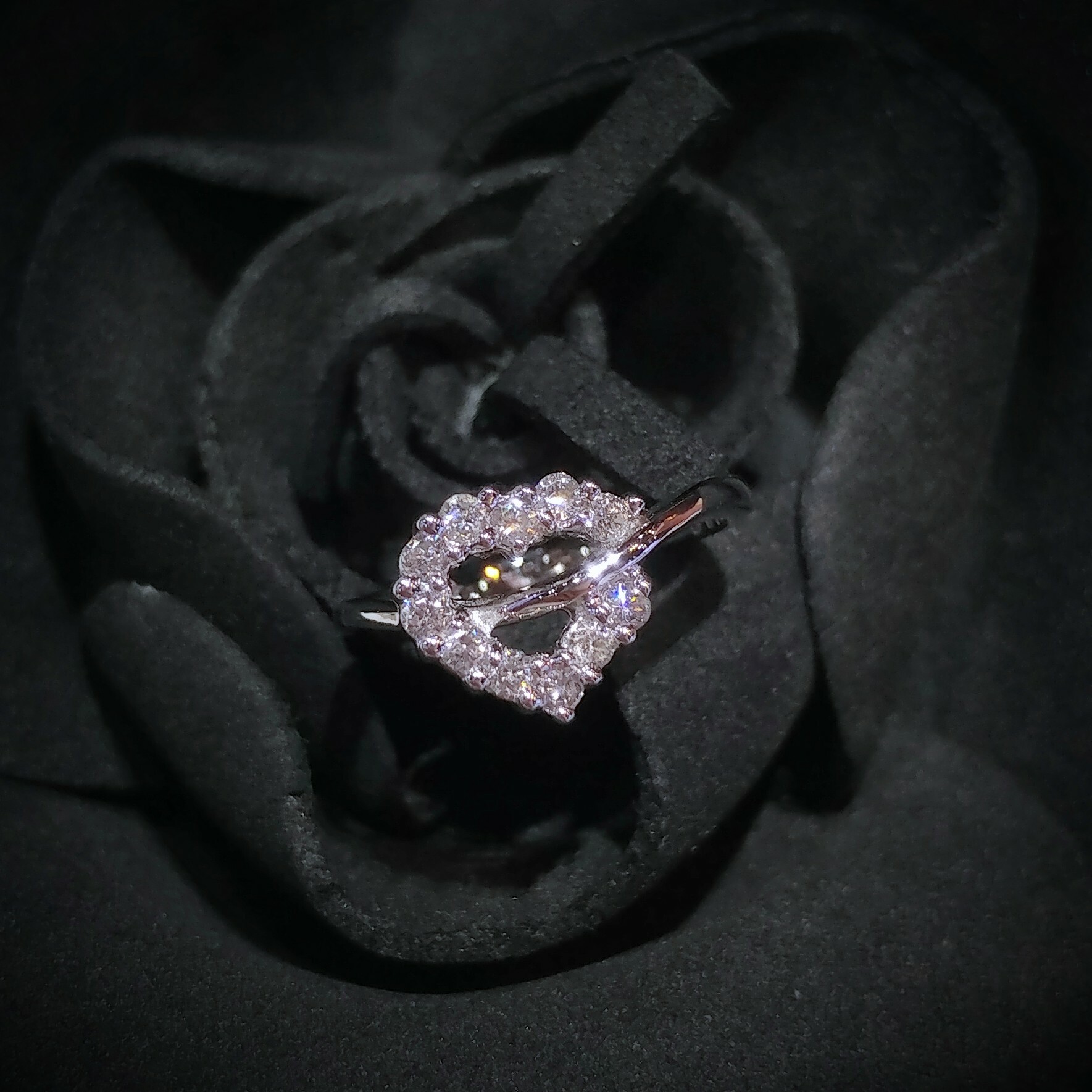 18K White Gold 0.19ct Diamond Ring