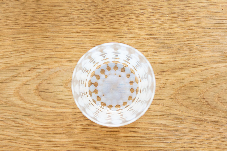 廣田硝子-大正浪漫硝子玻璃杯 / 玉十草