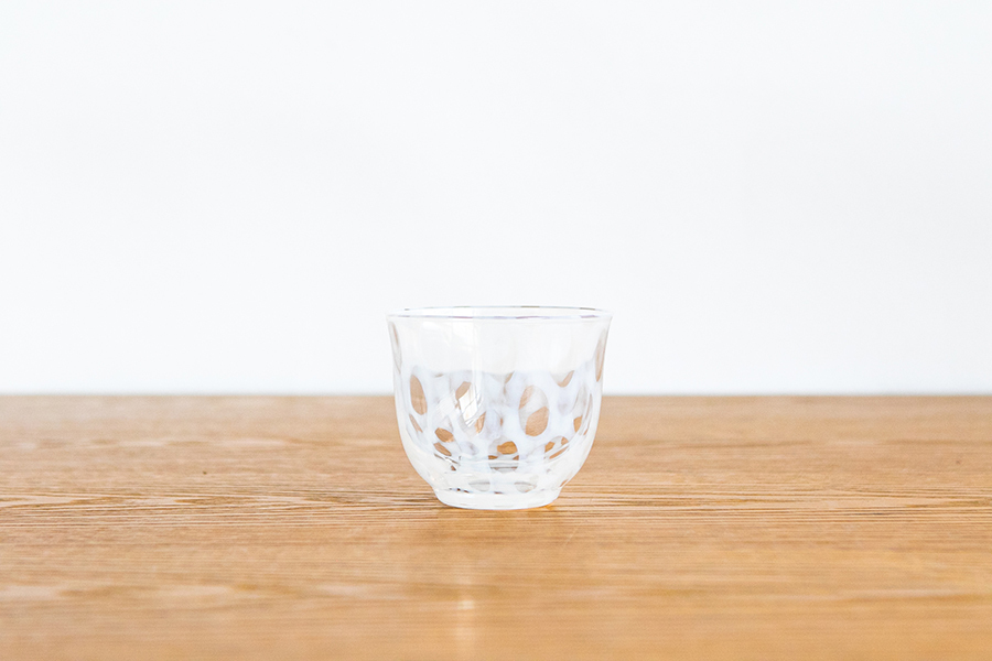 廣田硝子-大正浪漫硝子冷茶杯 水玉