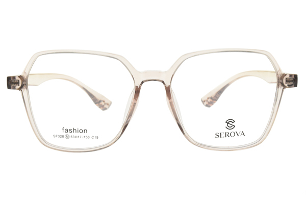 【SEROVA】SF328M C15 時尚方框光學眼鏡 #張若昀配戴款