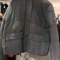 [S] DKNY WINTER JACKET,GREY/RAINBOW, DP1J9081-XRF (SD125)