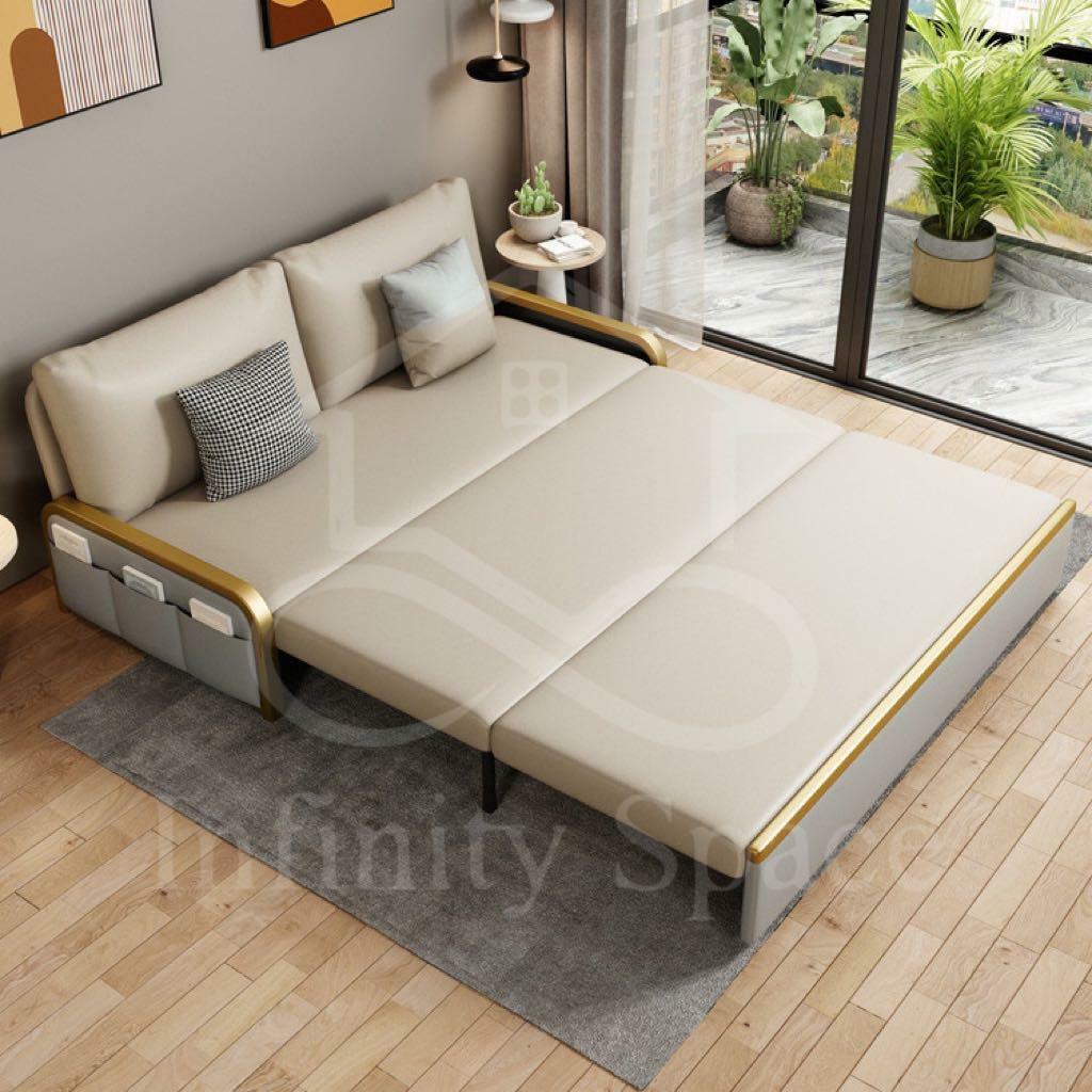 D4350 科技布梳化床