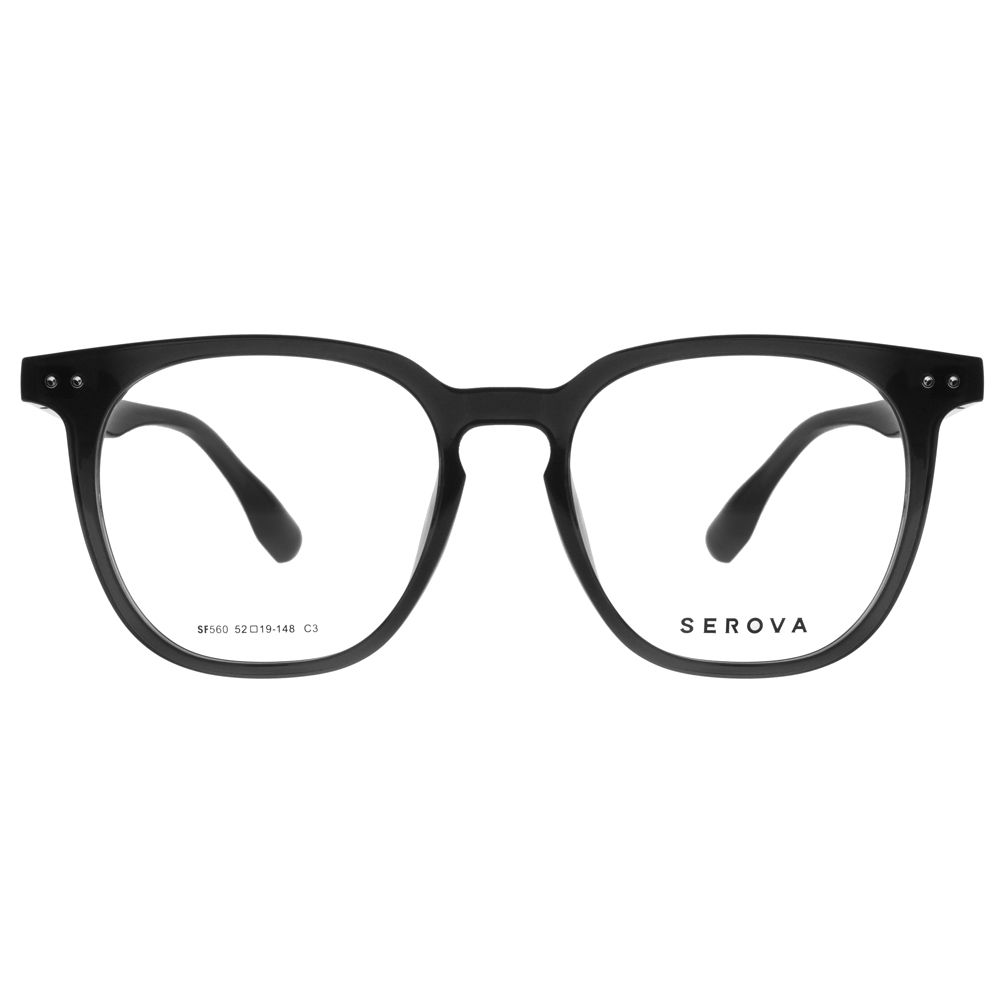【SEROVA】SF560 (四色) 經典方框光學眼鏡 #華晨宇同款