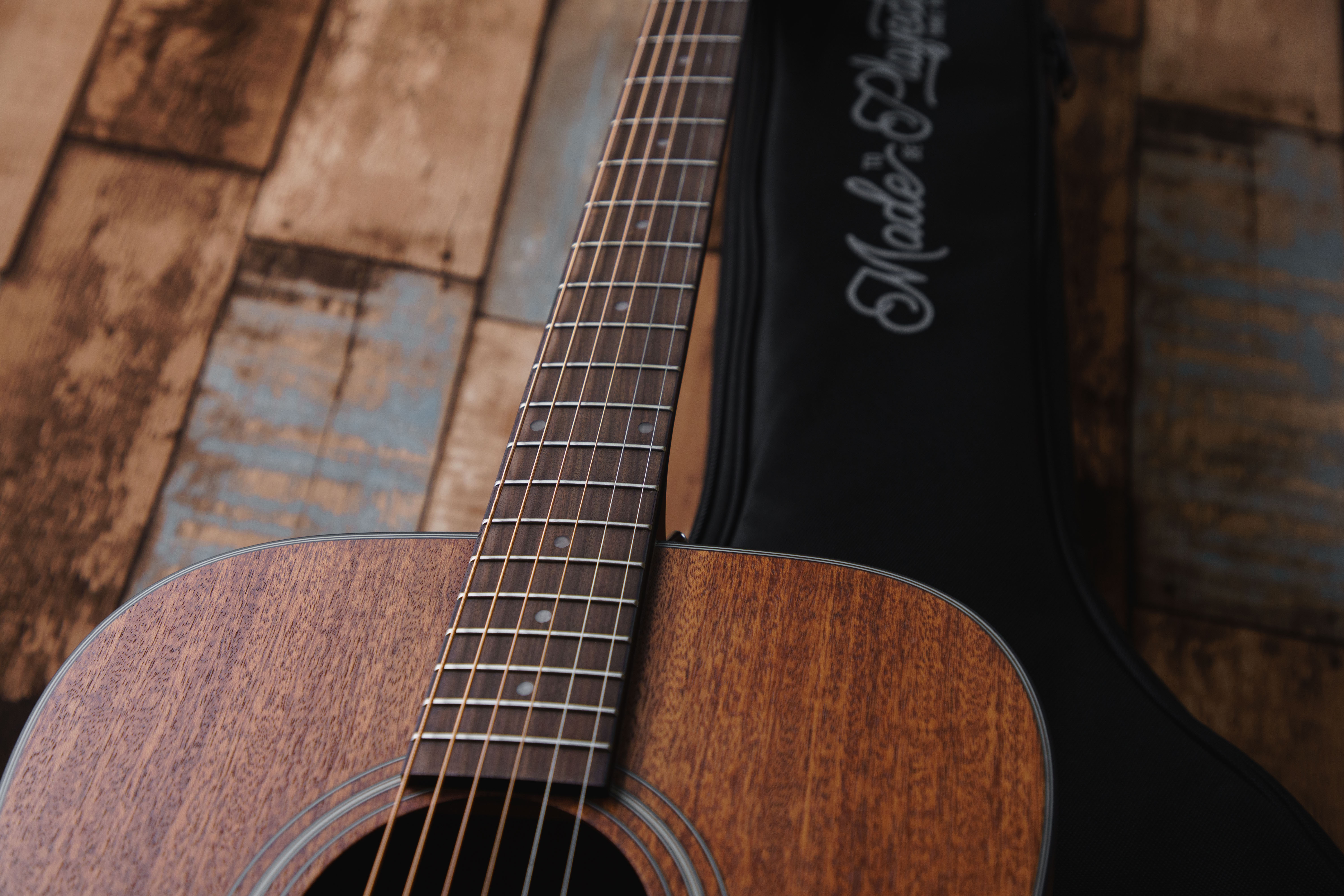 木吉他 Guild D-320 D型無缺角 木吉他 Guild D-320 D型無缺角 / D-320C D型缺角 面單 桃花心面單板 桃花心側背板 附原廠厚袋 41吋 全桃花心 mahogany 第 4 張圖片｜三峽吉他 / Bass