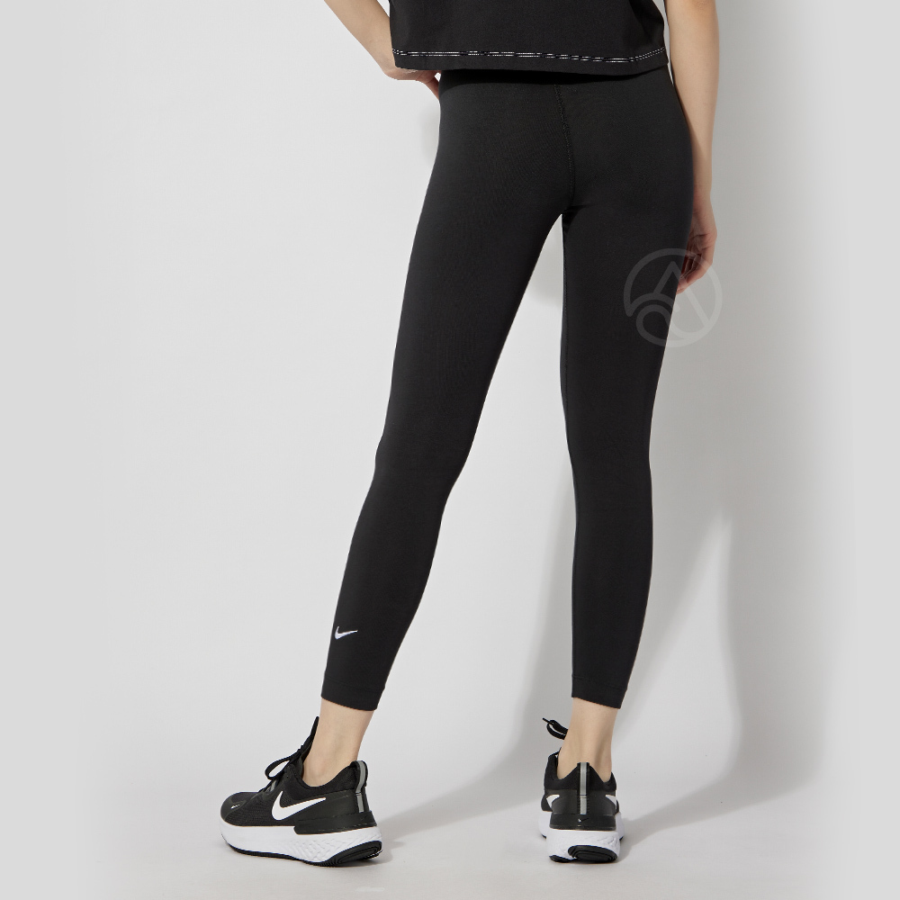 Nike AS ESSNTL 7/8 MR LGGNG 女 黑 中腰 九分 內搭 緊身 長褲 CZ8533-010