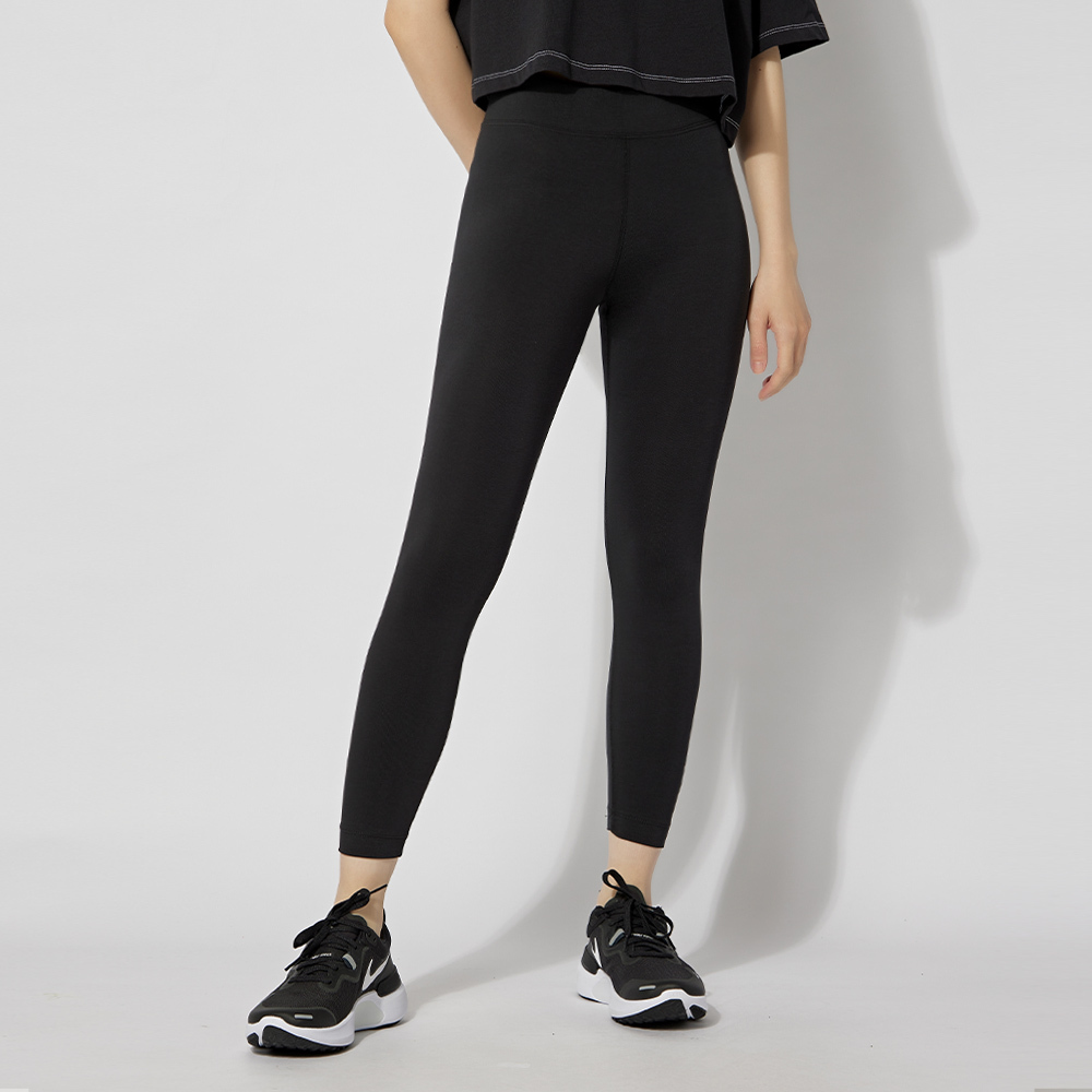 Nike AS ESSNTL 7/8 MR LGGNG 女 黑 中腰 九分 內搭 緊身 長褲 CZ8533-010