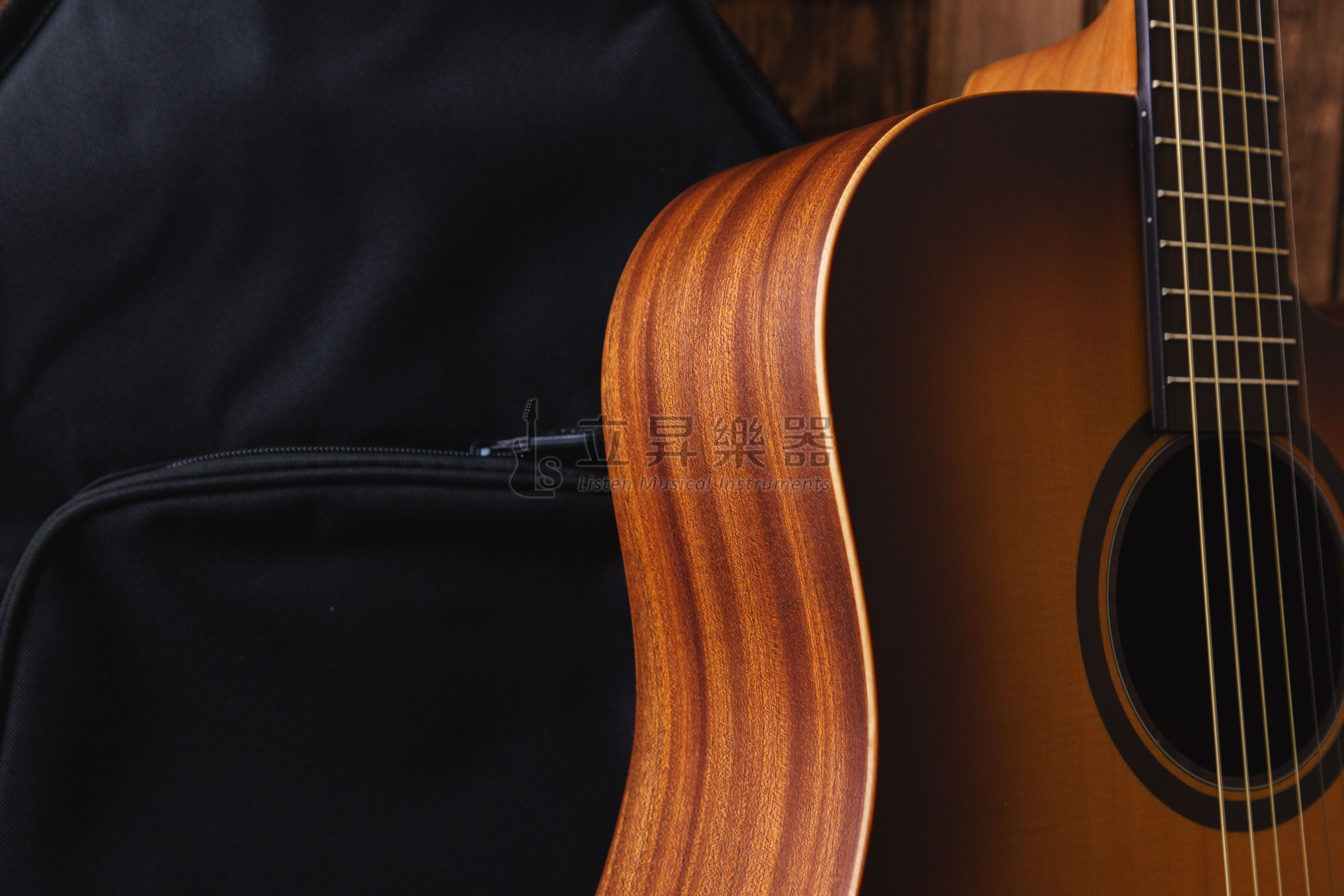 Veelah Veelah V1-DC-SB 漸層色 雲杉面單 D桶缺角 桃花心木側背 面單板木吉他 附原廠琴袋 第 5 張圖片｜三峽烏克麗麗