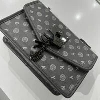 [S] DKNY ELISSA SM SHLDR FLP CROSSBODY,GREY, R933JC81-VQK (SD128)