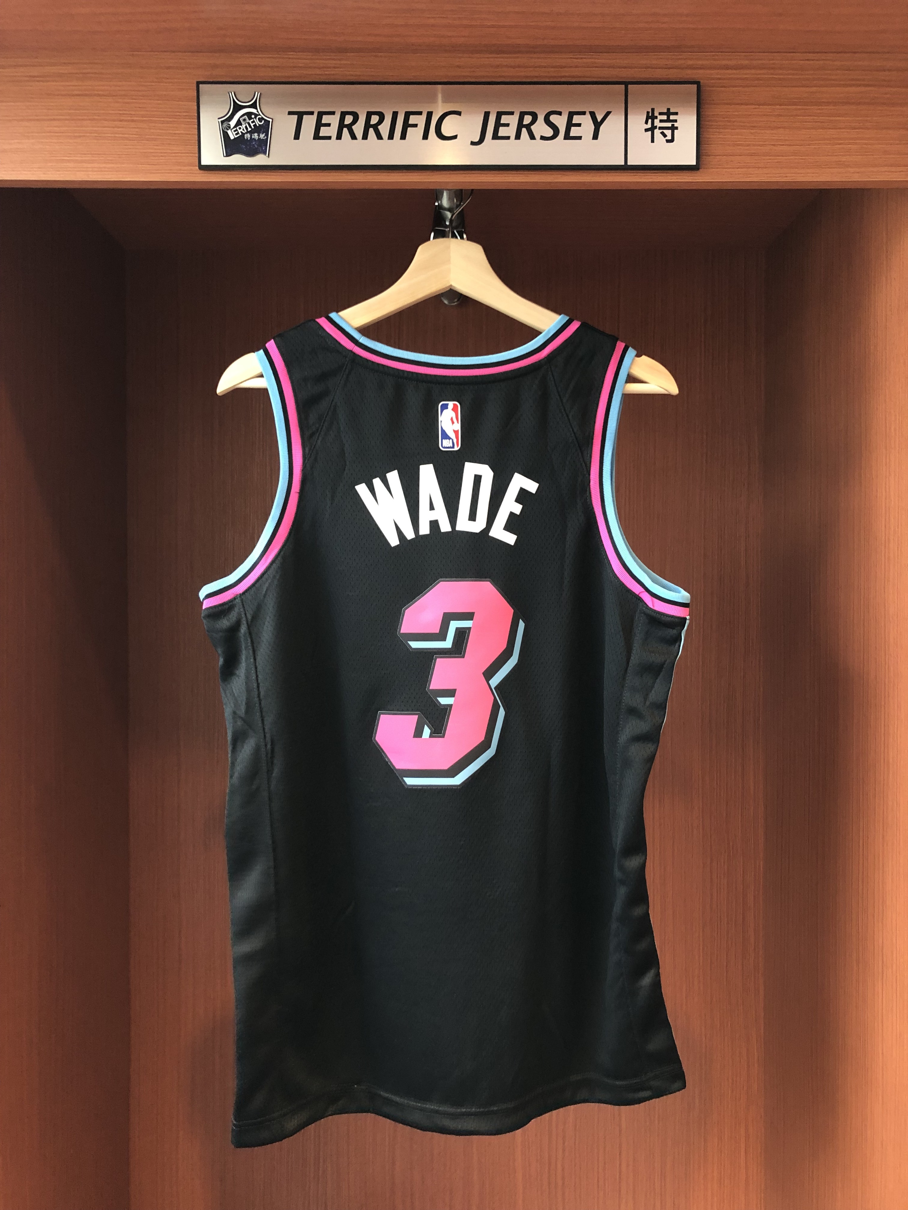 NBA球衣 Dwyane Wade 邁阿密熱火城市 City Nike Swingman 球迷版 熱轉印 含贊助商標 全新