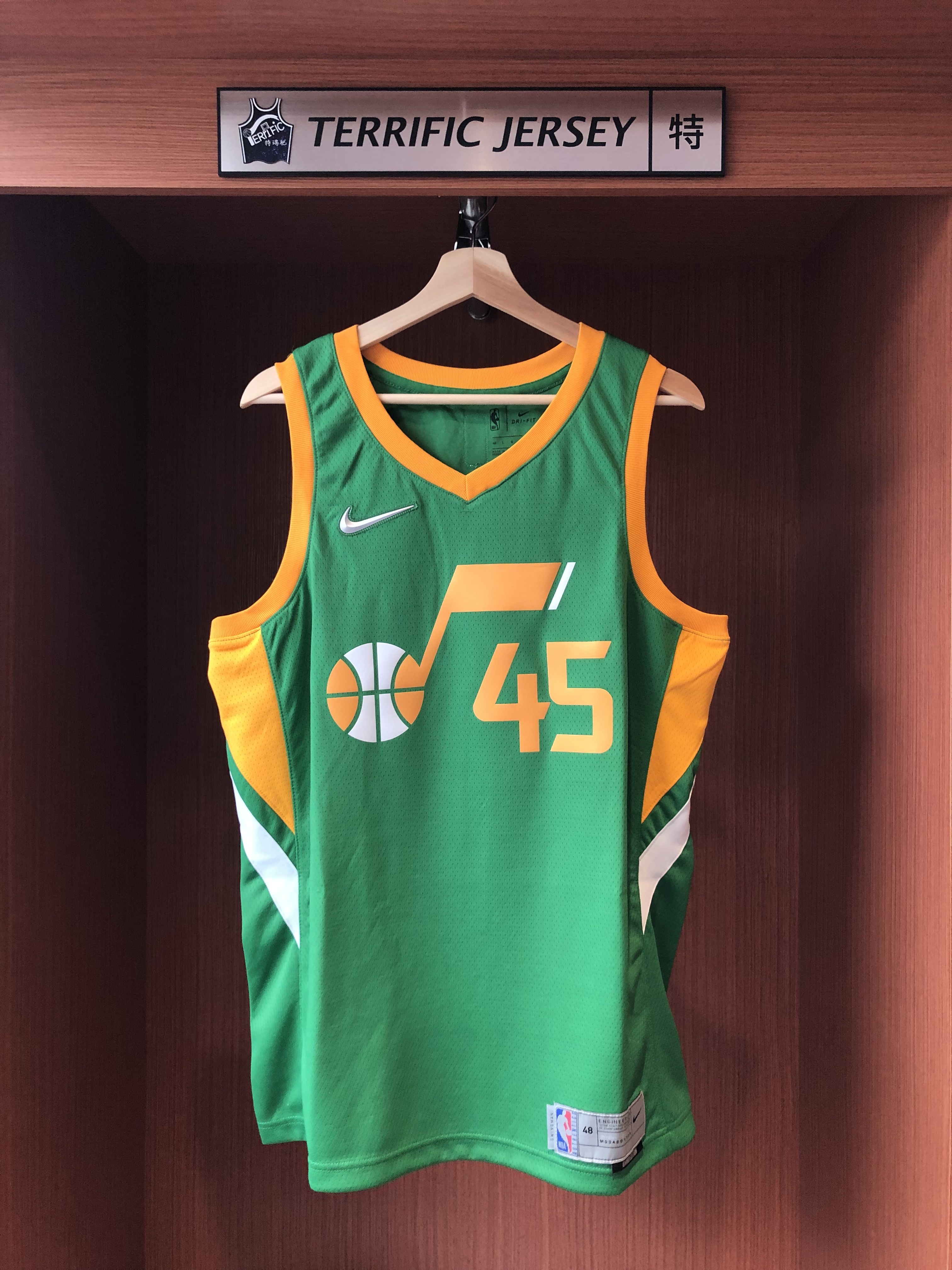 Donovan Mitchell 猶他爵士獎勵 Earned Nike Swingman 球迷版 熱轉印 全新