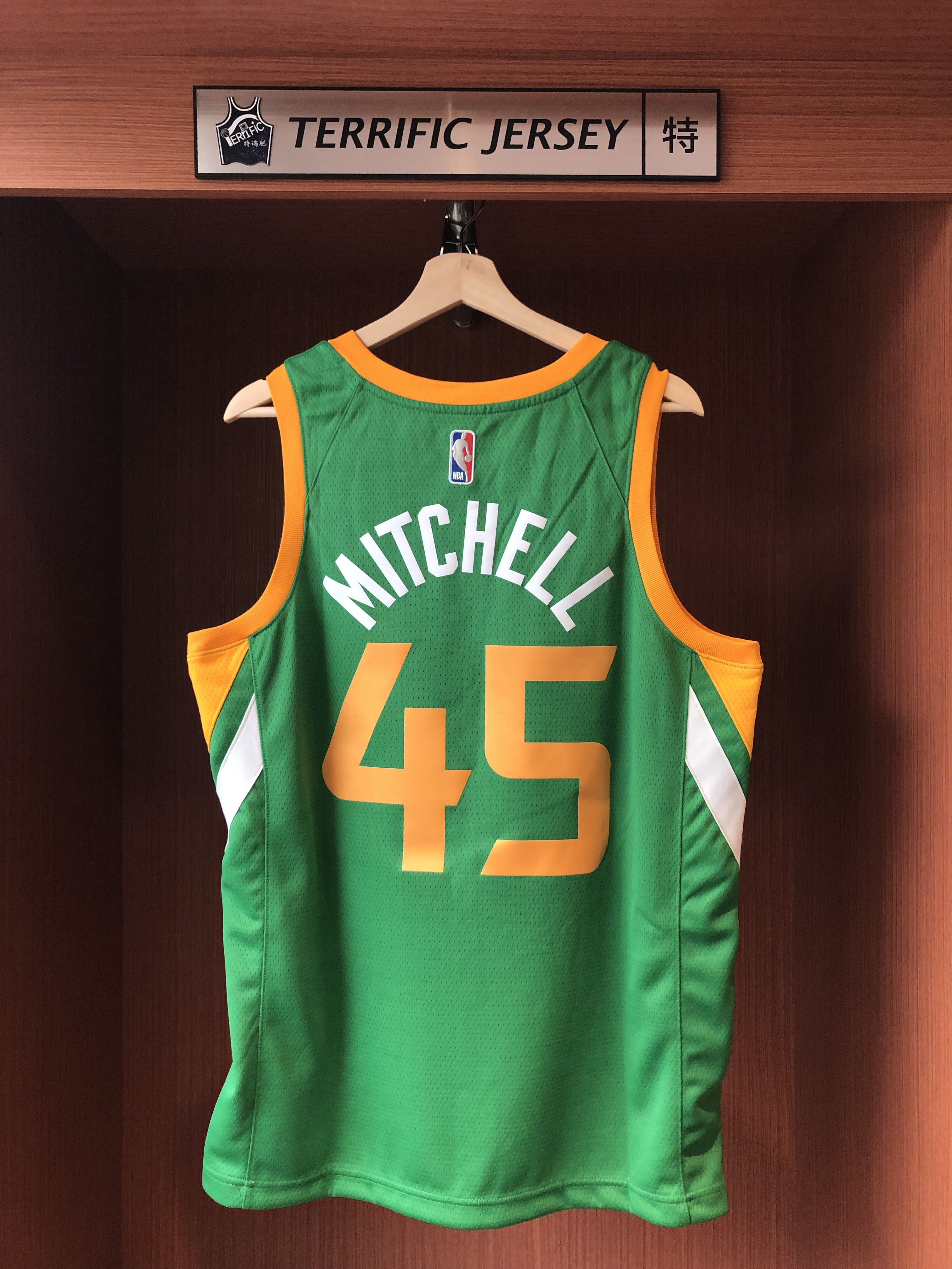 Donovan Mitchell 猶他爵士獎勵 Earned Nike Swingman 球迷版 熱轉印 全新