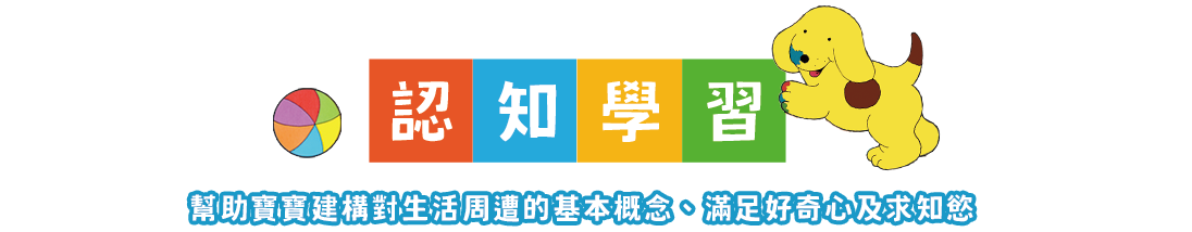 認知學習 幫助寶寶建構對生活周遭的基本概念、滿足好奇心及求知慾