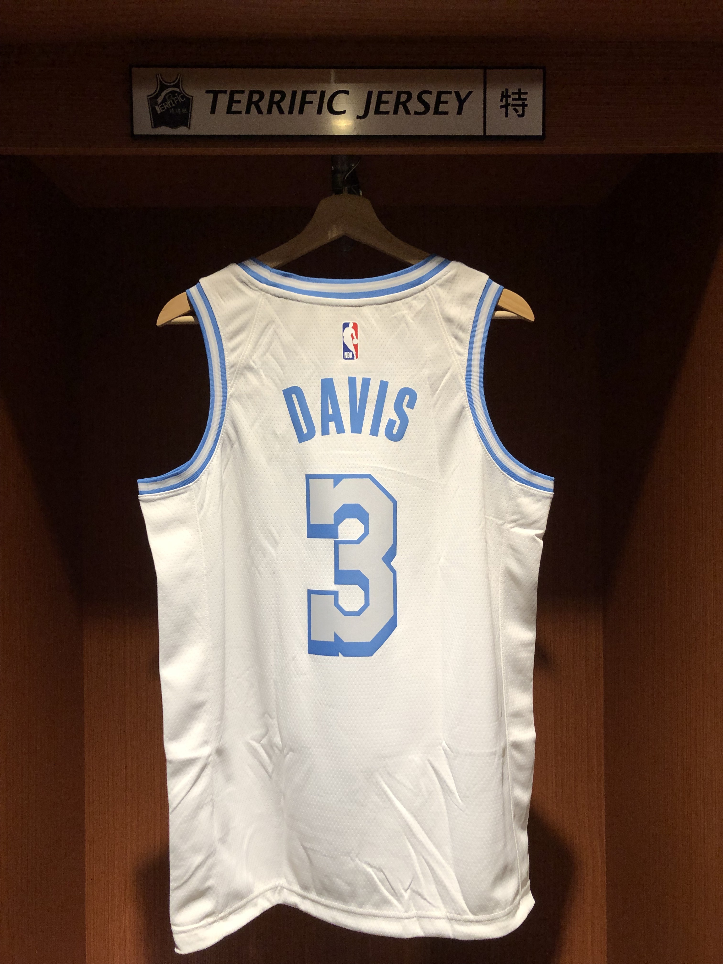 NBA球衣 Anthony Davis 洛杉磯湖人城市白 City Nike Swingman 球迷版 熱轉印 全新