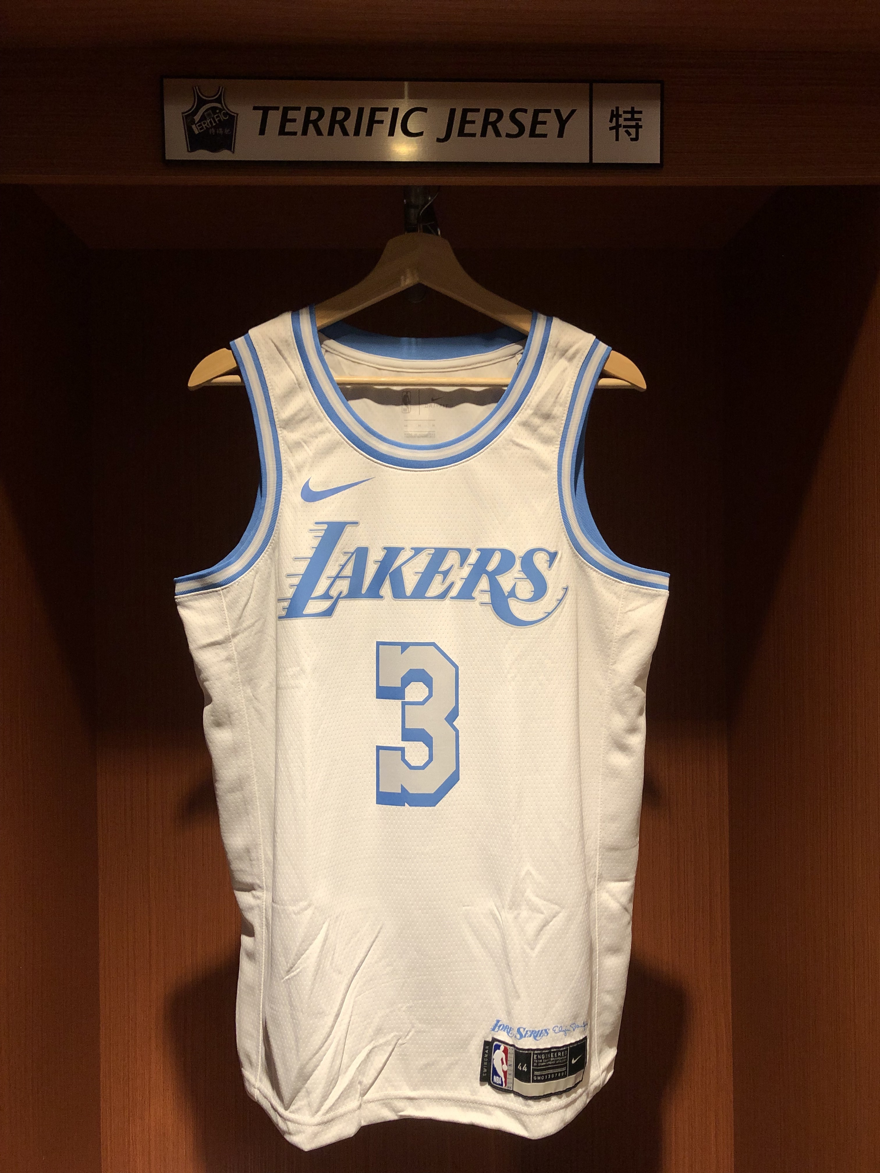 NBA球衣 Anthony Davis 洛杉磯湖人城市白 City Nike Swingman 球迷版 熱轉印 全新