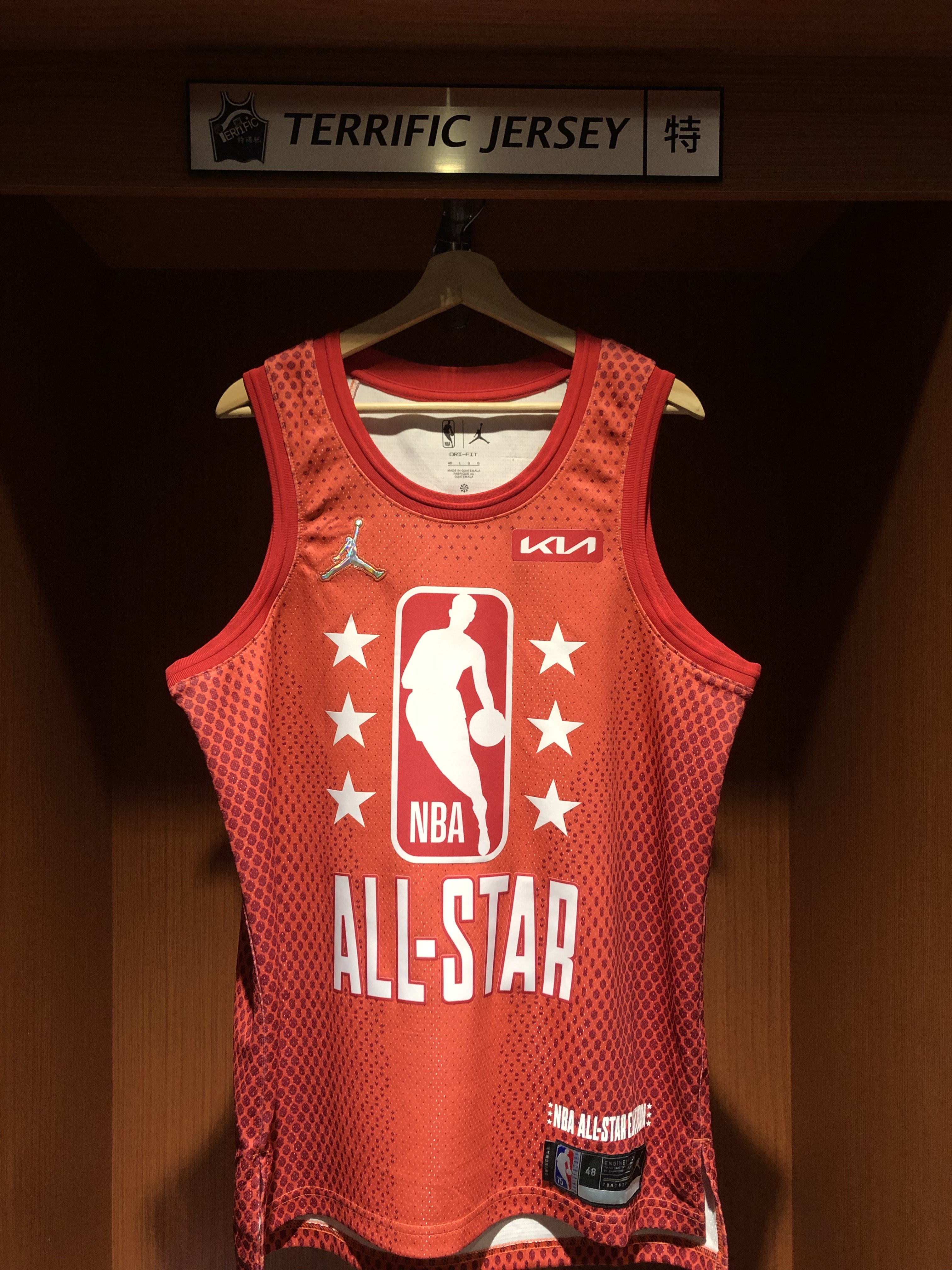 NBA球衣 Chris Paul 21-22 明星賽 紅 75周年 鑽石標 All Star Jordan Swingman 球迷版 熱轉印 全新