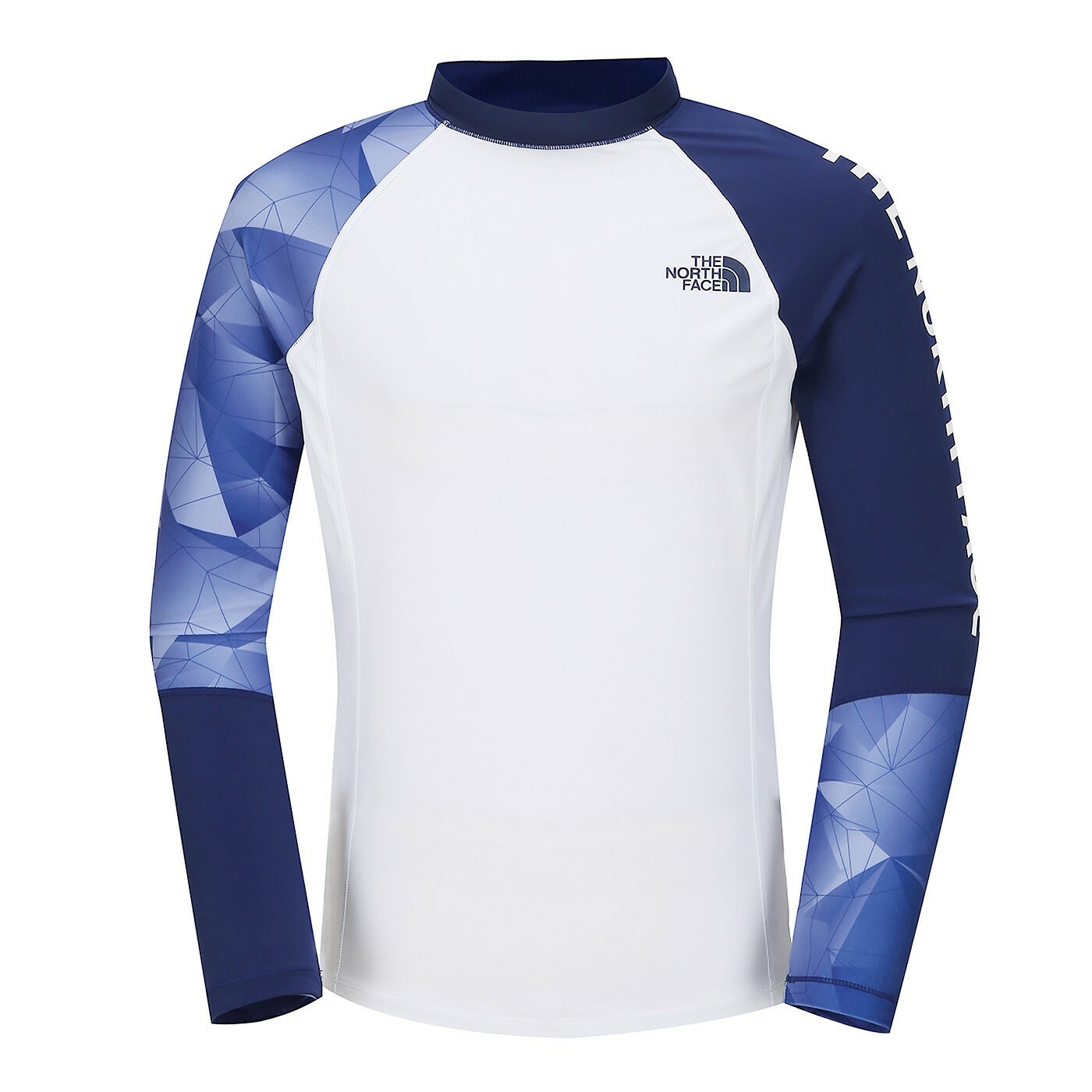 THE NORTH FACE 男 SUPER AQUA 防曬衣 水母衣 緊身衣 衝浪 白 NT7XJ01D