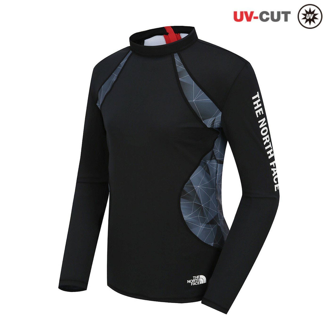 THE NORTH FACE 女 SUPER AQUA 防曬衣 水母衣 緊身衣 衝浪 黑 NT7XJ31A