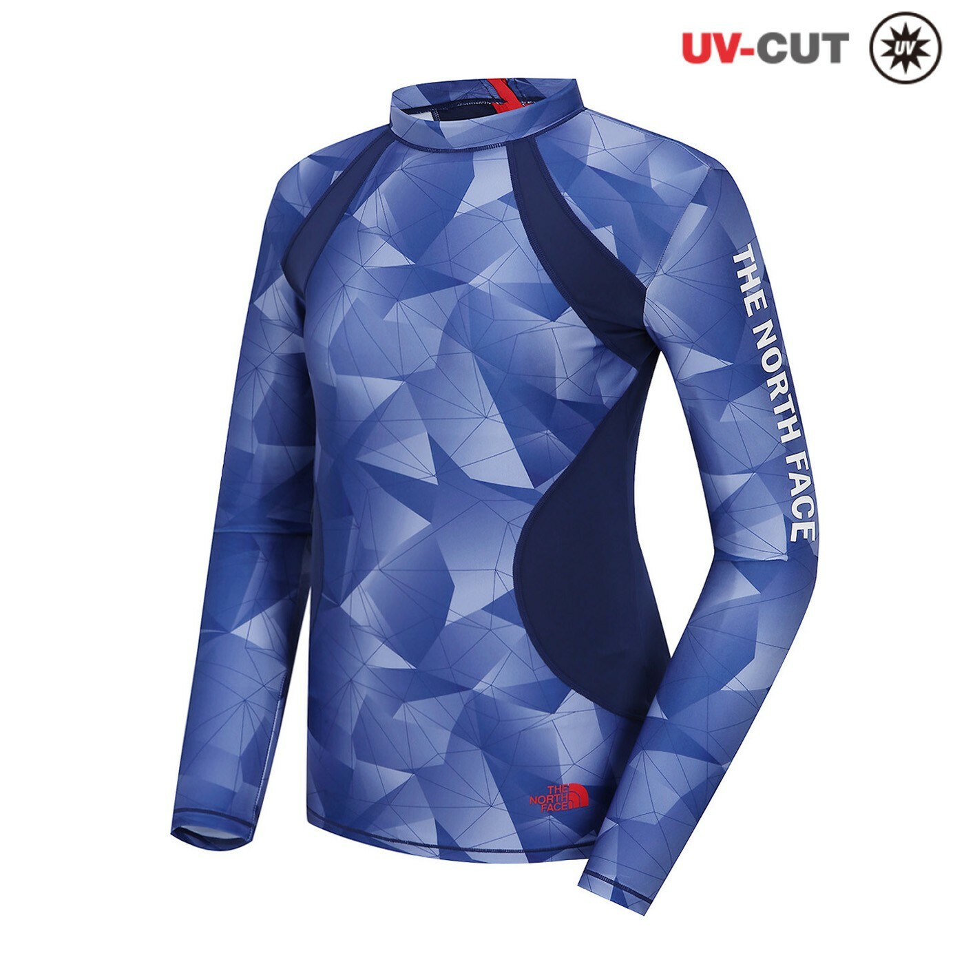 THE NORTH FACE 女 SUPER AQUA 防曬衣 水母衣 緊身衣 衝浪 藍 NT7XJ31B