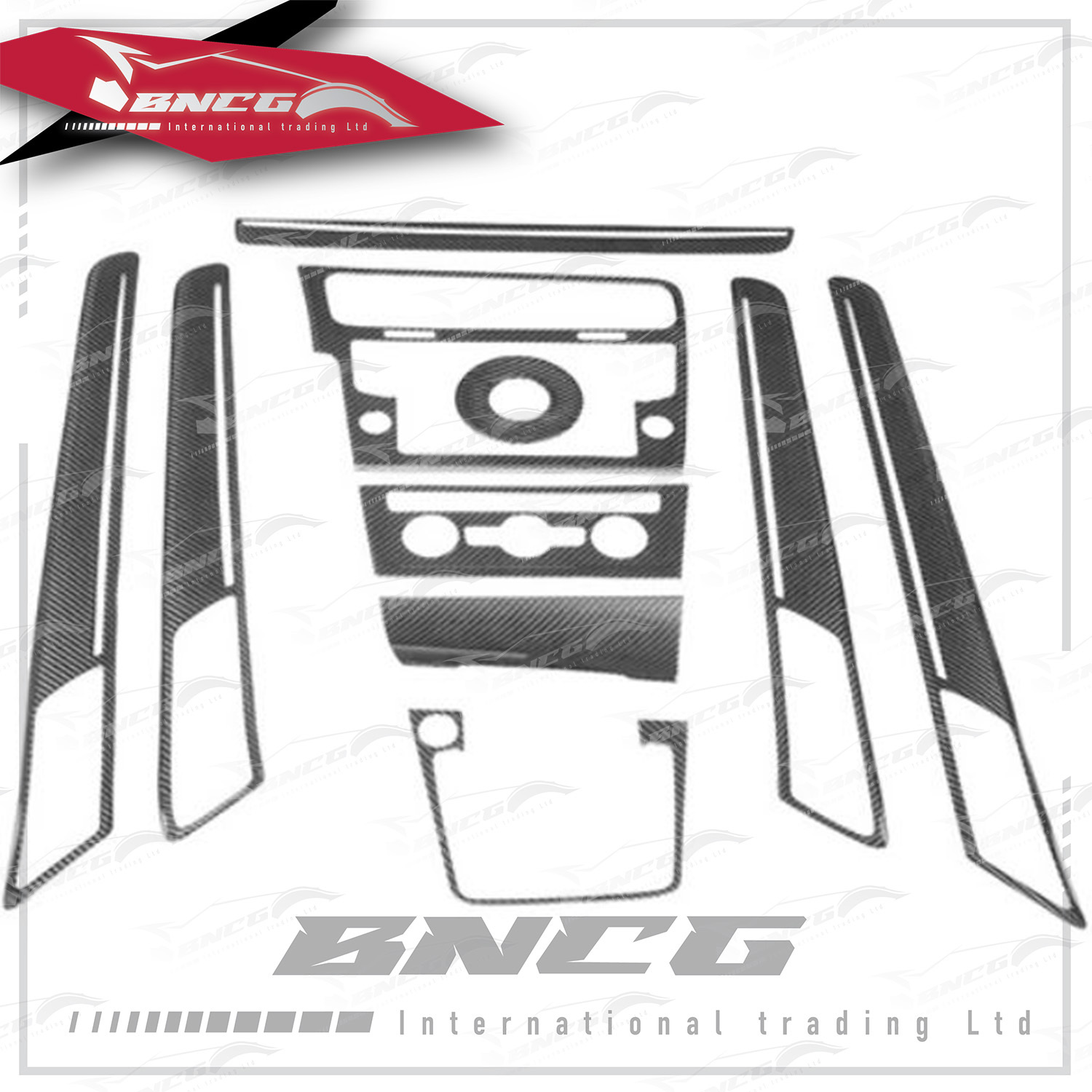 福斯 Volkswagen Golf 7 GTI 改裝 卡夢 碳纖維 內飾件 扶手 中控台 10件套