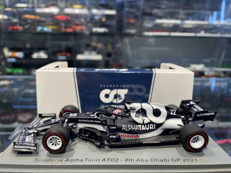 ミニカー spark alphataui AT02 2021 YukiTsunoda Spark 1/43 F1 Alphatauri AT02 N.22 Yuki Tsunoda Abu Dhabi