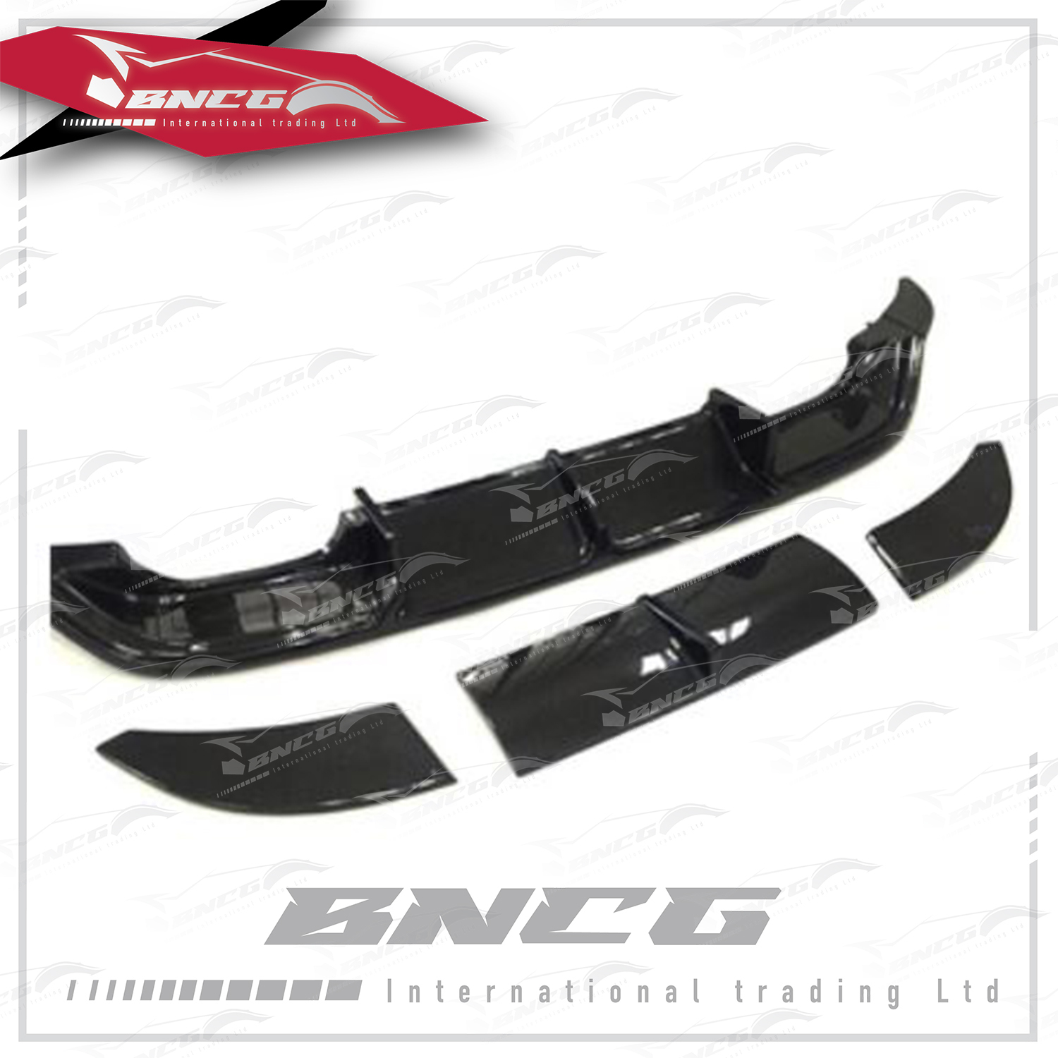 福斯 Volkswagen Golf 7 R-LINE 改裝 卡夢 碳纖維 外觀件 空力套件 JC款 後下巴 【四件套】