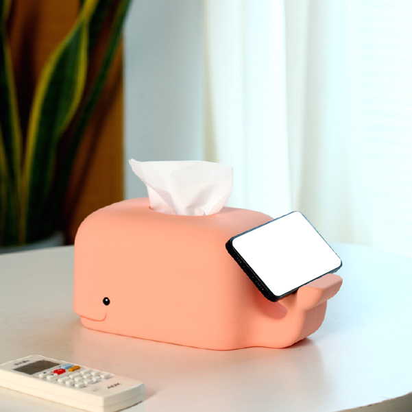 鯨魚噴水紙巾抽取盒